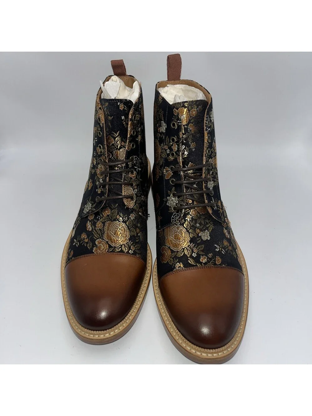 Taft Men's US 10 EU 43 The Jack Flower Print Boots Eden